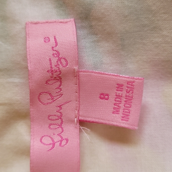 Lilly Pulitzer Pastel Floral Sleeveless Dress Size 8 - Picture 7 of 10